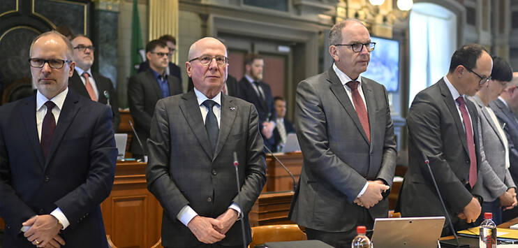 Bei den Erneuerungswahlen am 3. März treten die beiden Regierungsräte Stefan Kölliker (SVP) und Fredy Fässler (SP) nicht mehr an. (Archivbild: KEYSTONE/GIAN EHRENZELLER)