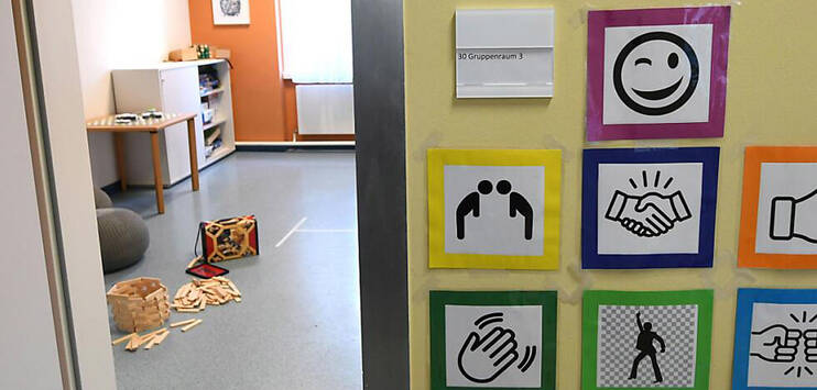 Gruppenraum in einer Kinder- und Jugendpsychiatrie. (Symbolbild: KEYSTONE/APA/APA/HELMUT FOHRINGER)