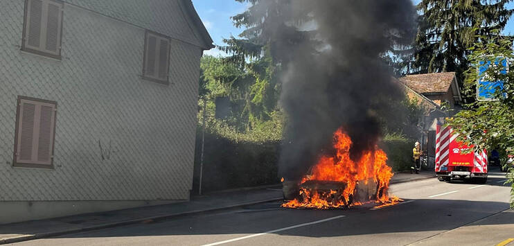 Beim Brand wurde niemand verletzt. (Bild: Kantonspolizei Thurgau)