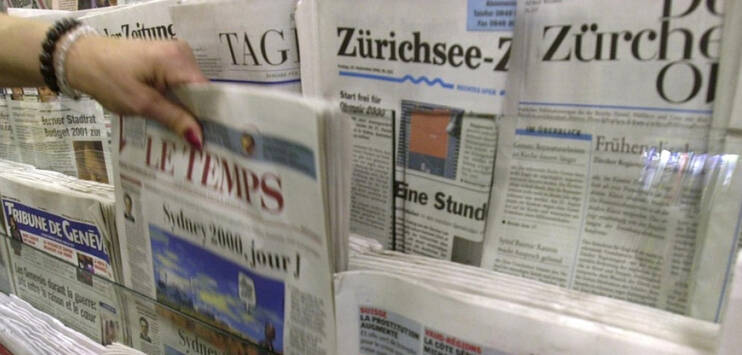 Unabhängige und vielfältige Medien in allen Regionen der Schweiz fördern die direkte Demokratie – davon ist das Ja-Komitee zum Medienförderungspaket überzeugt. (Symbolbild: Keystone/STEFFEN SCHMIDT)
