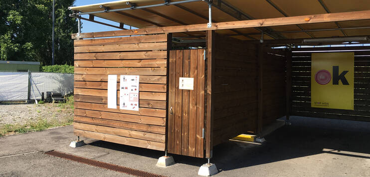 Die sogenannten «Sexboxen» haben sich in Zürich etabliert. (Bild: RADIO TOP/Michel Eggimann)