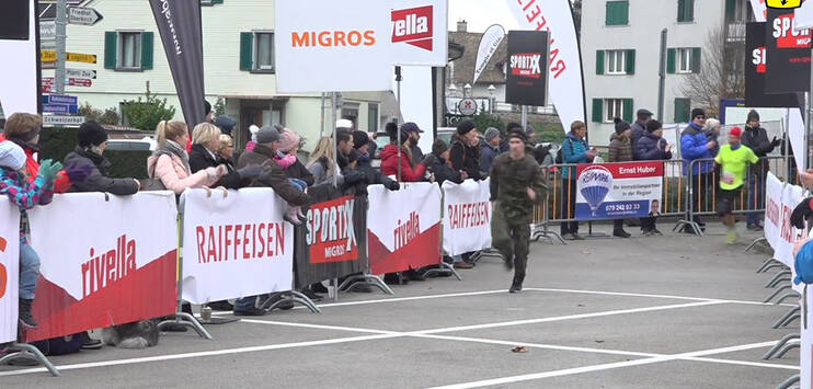 Waffenlauf in Frauenfeld (Bild: Screenshot TELE TOP)
