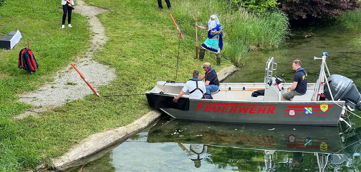 Das Rettungsschiff Wyland soll am oberen Rhein für die nötige Sicherheit sorgen. (Bild: TOP-Medien)