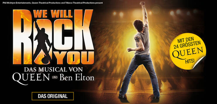 Das Blockbuster-Musical «We Will Rock You» lässt Queen wieder auferstehen. (Bild: act entertainment ag)