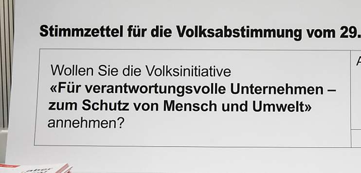 Am 29. November stimmt das Schweizer Stimmvolk über die Initiative ab. (Bild: KEYSTONE/PETER KLAUNZER)